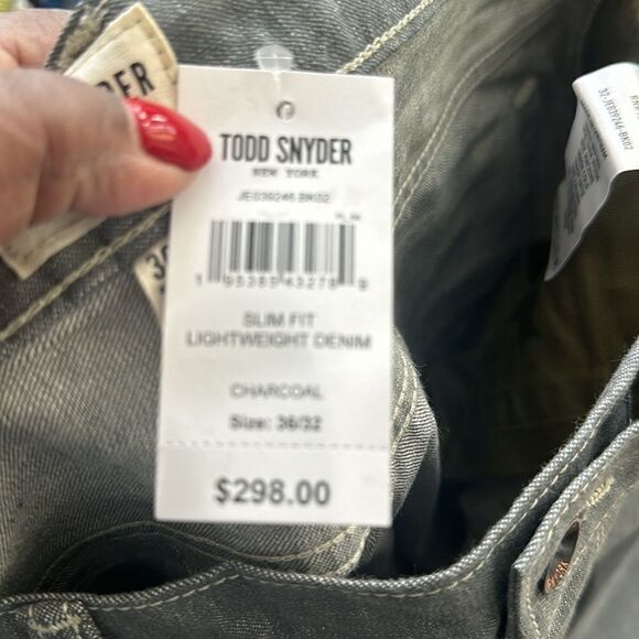 Todd Snyder Lightweight Denim Jeans 36/32 - Picture 5 of 6